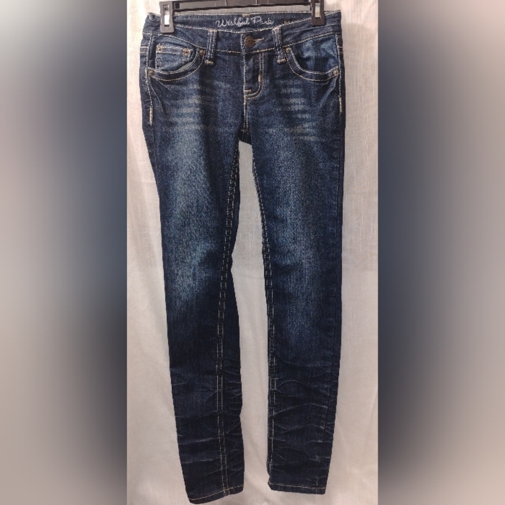 Wishful Park Dark Blue Skinny Jeans